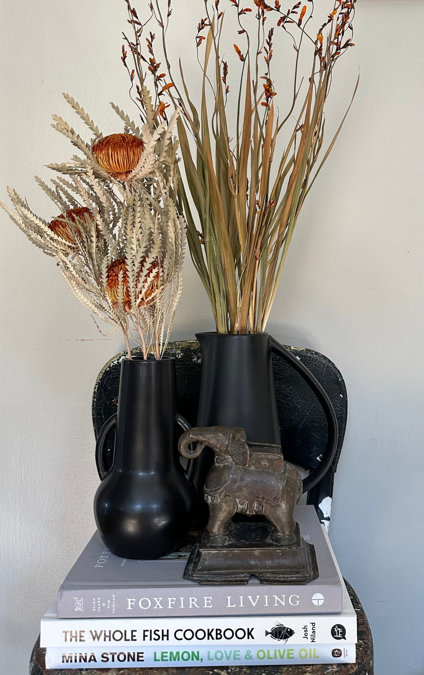 Metal Elephant Sculpture
