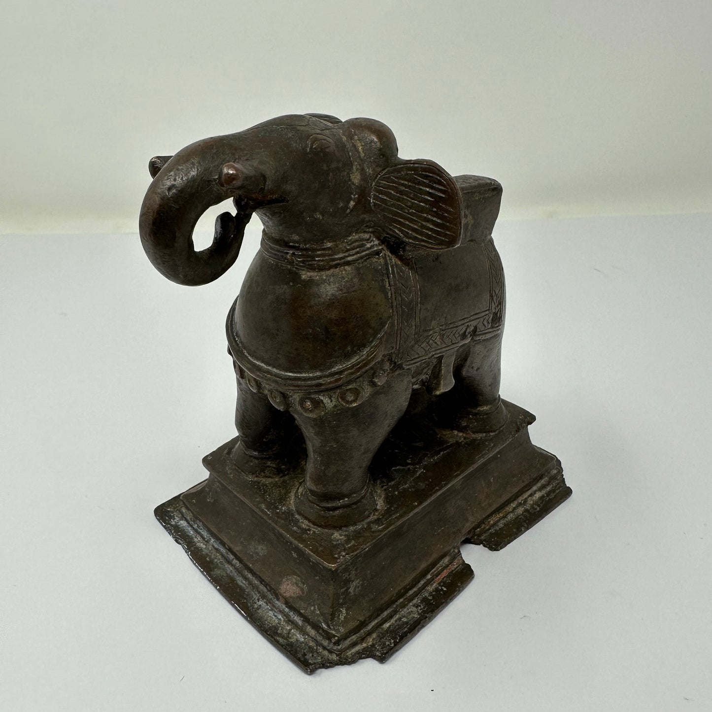 Metal Elephant Sculpture