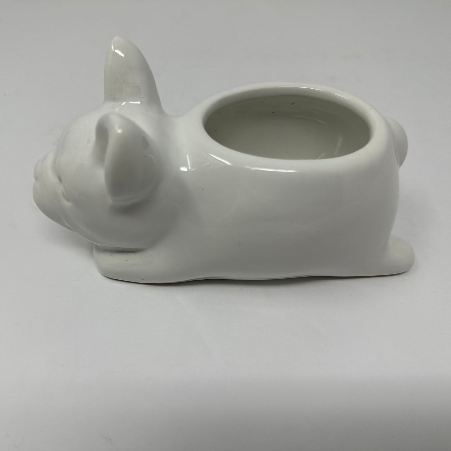 French Bulldog Ceramic Container