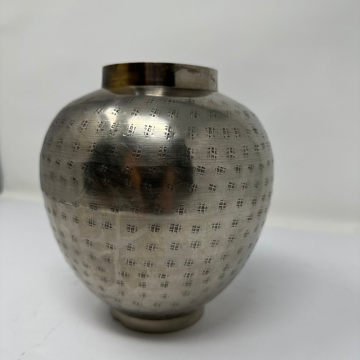 Aluminum Metal Vase