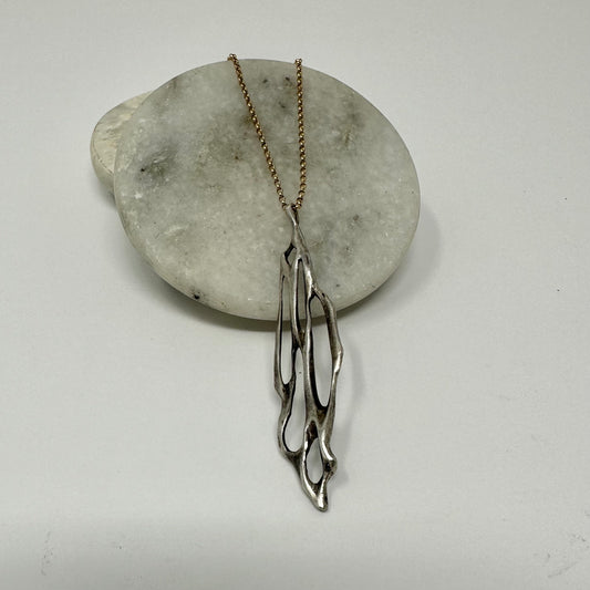Nature Inspired Silver Pendant