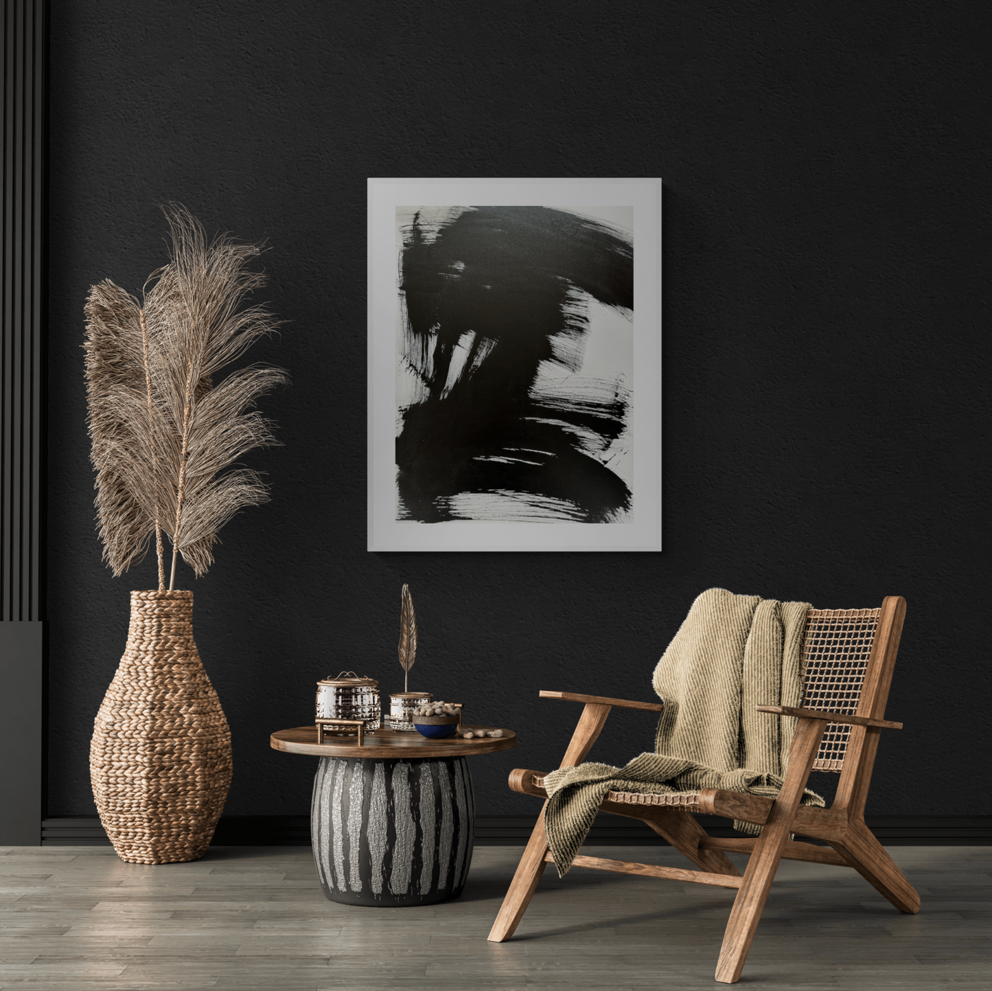 Black and White Abstract